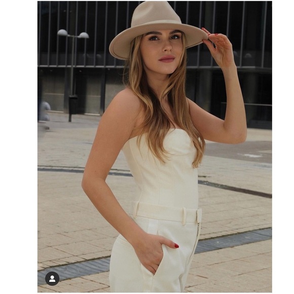 ZARA  Corset Bustier Ecru - Picture 2 of 8